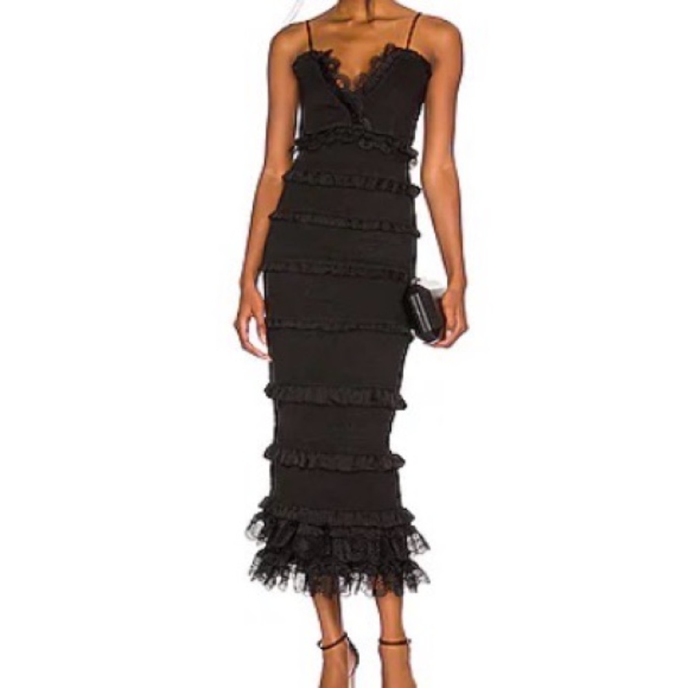 V. Chapman Narcisse Dress in Black
